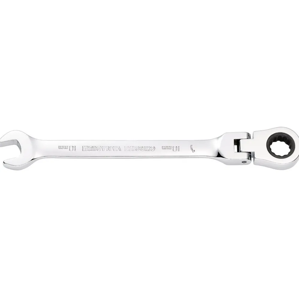 Draper HI-TORQ® Metric Flexible Head Ratcheting Combination Spanner, 10mm