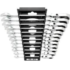 Draper HI-TORQ® Metric Flexible Head Ratchet Combination Spanner Set (12 Piece)