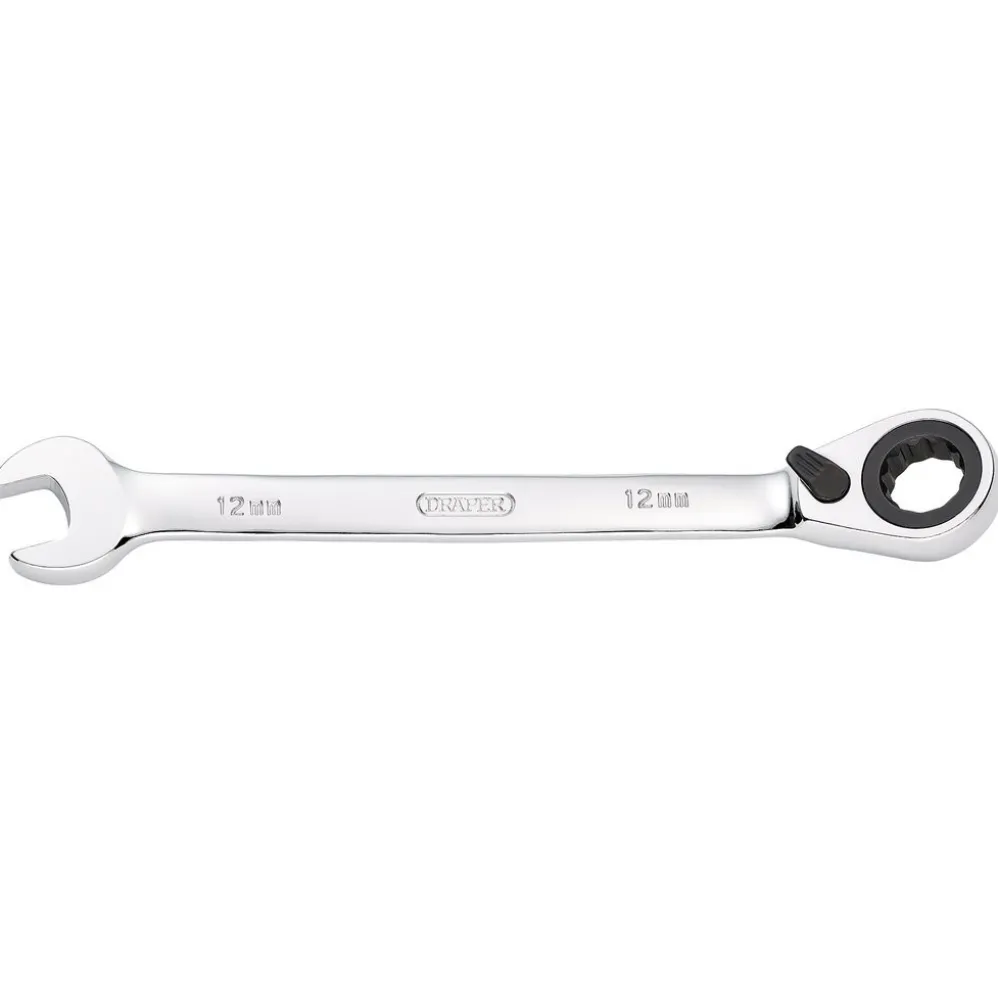 Draper HI-TORQ® Metric Reversible Ratcheting Combination Spanner, 12mm