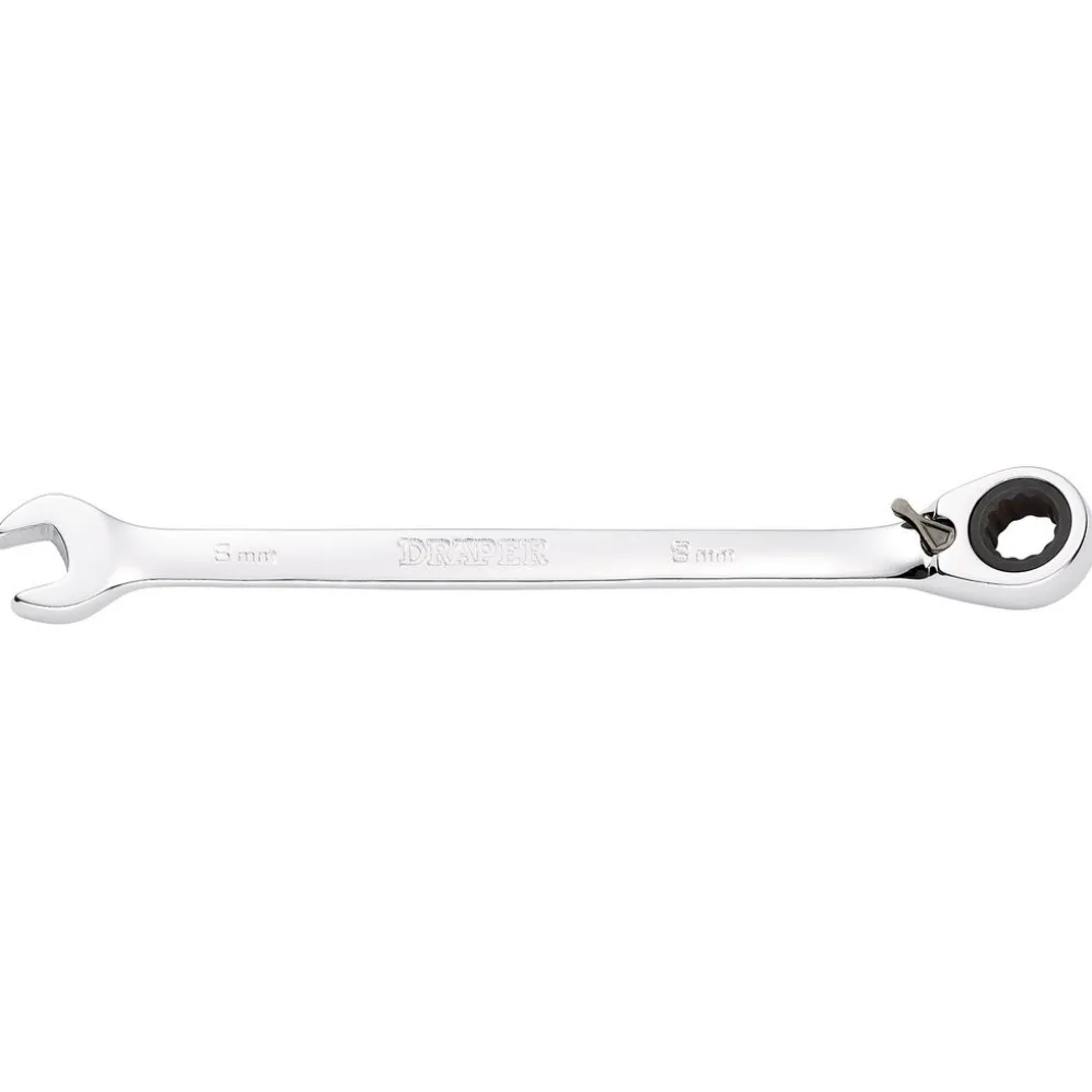 Draper HI-TORQ® Metric Reversible Ratcheting Combination Spanner, 8mm
