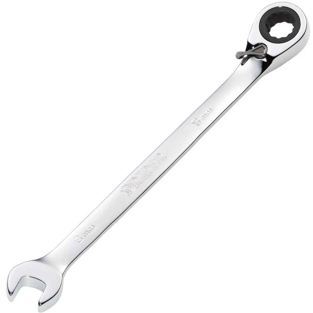 Draper HI-TORQ® Metric Reversible Ratcheting Combination Spanner, 8mm