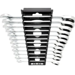 Draper HI-TORQ® Metric Reversible Ratchet Combination Spanner Set (12 Piece)