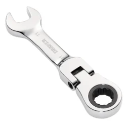 Draper HI-TORQ® Metric Stubby Flexible Head Ratchet Combination Spanner, 11mm