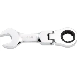 Draper HI-TORQ® Metric Stubby Flexible Head Ratchet Combination Spanner, 16mm