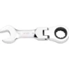 Draper HI-TORQ® Metric Stubby Flexible Head Ratchet Combination Spanner, 15mm
