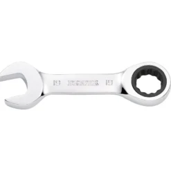 Draper HI-TORQ® Metric Stubby Ratchet Combination Spanner, 19mm
