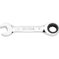 Draper HI-TORQ® Metric Stubby Ratchet Combination Spanner, 12mm