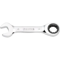 Draper HI-TORQ® Metric Stubby Ratchet Combination Spanner, 14mm
