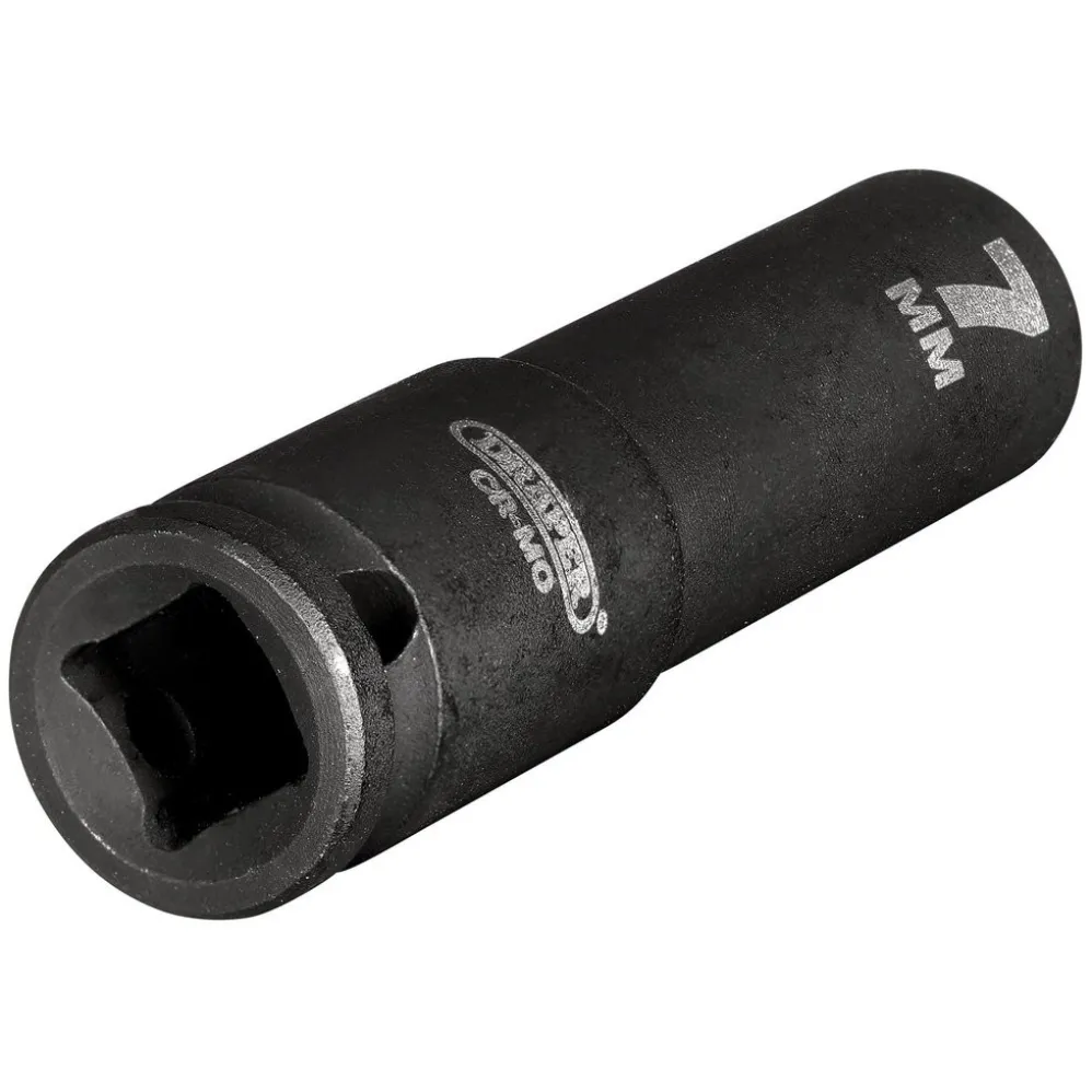 Draper HI-TORQ® 6 Point Deep Impact Socket, 1/4" Sq. Dr., 7mm