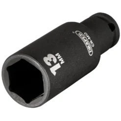 Draper HI-TORQ® 6 Point Deep Impact Socket, 1/4" Sq. Dr., 13mm