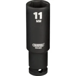 Draper HI-TORQ® 6 Point Deep Impact Socket, 1/4" Sq. Dr., 11mm