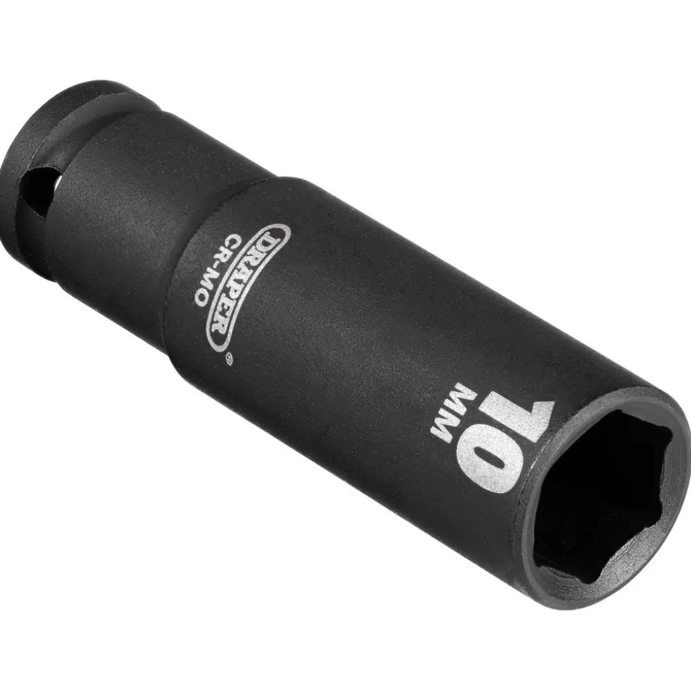 Draper HI-TORQ® 6 Point Deep Impact Socket, 1/4" Sq. Dr., 10mm