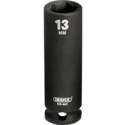 Draper HI-TORQ® 6 Point Deep Impact Socket, 3/8" Sq. Dr., 13mm