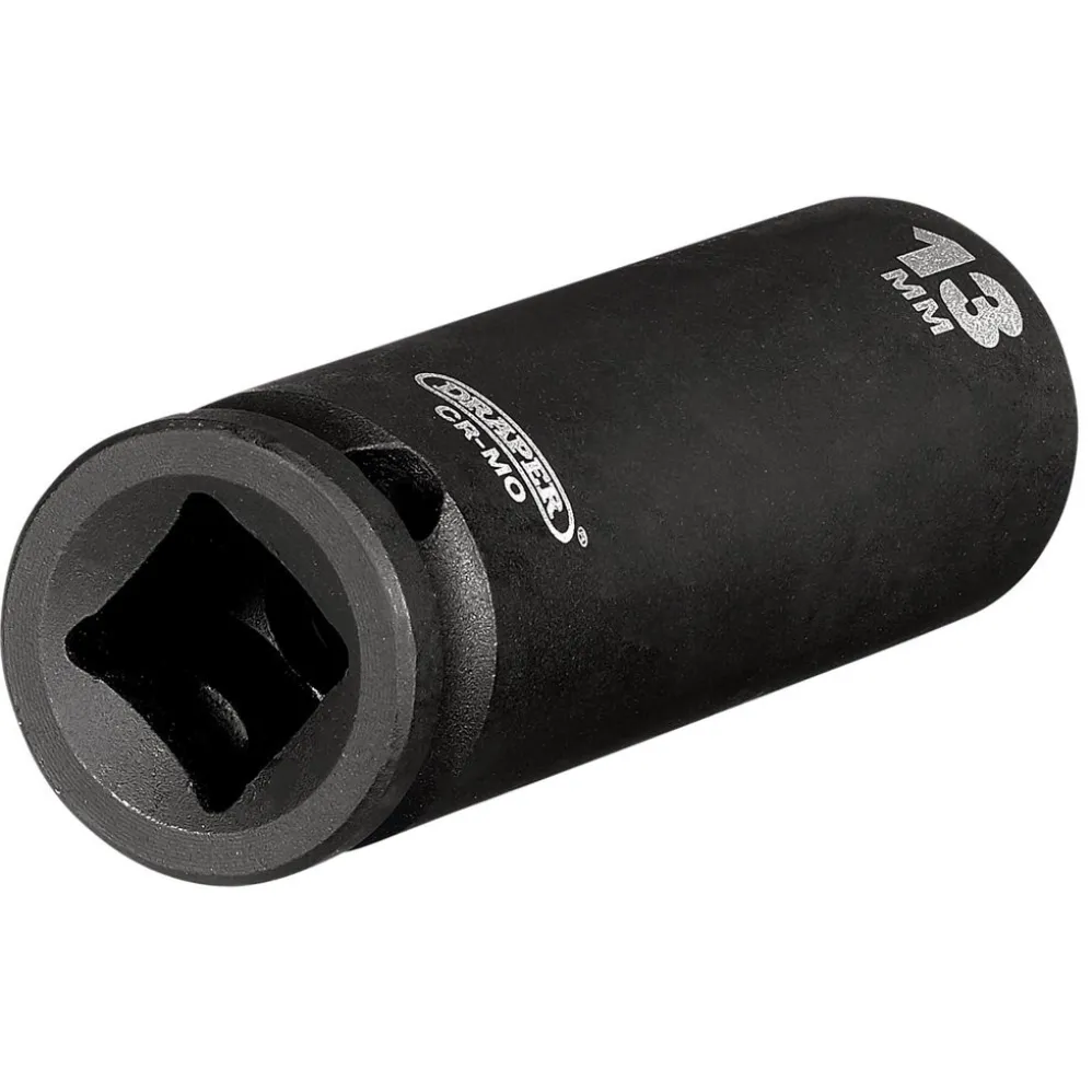 Draper HI-TORQ® 6 Point Deep Impact Socket, 3/8" Sq. Dr., 13mm