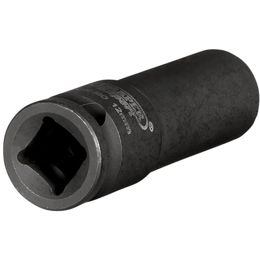 Draper HI-TORQ® 6 Point Deep Impact Socket, 3/8" Sq. Dr., 12mm