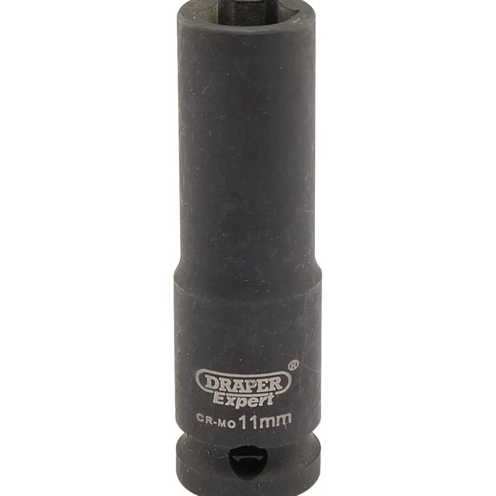 Draper HI-TORQ® 6 Point Deep Impact Socket, 3/8" Sq. Dr., 11mm