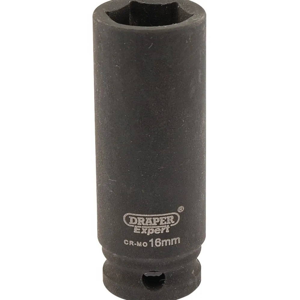 Draper HI-TORQ® 6 Point Deep Impact Socket, 3/8" Sq. Dr., 16mm