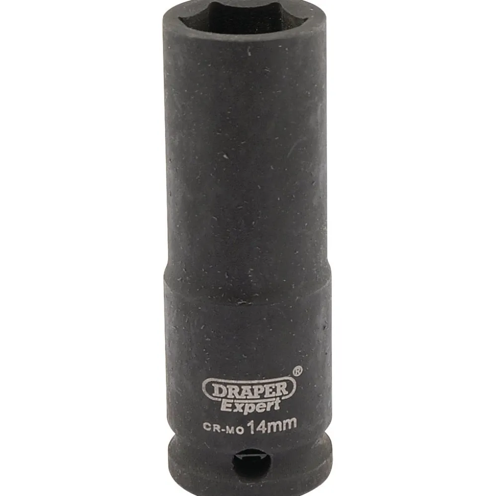 Draper HI-TORQ® 6 Point Deep Impact Socket, 3/8" Sq. Dr., 14mm