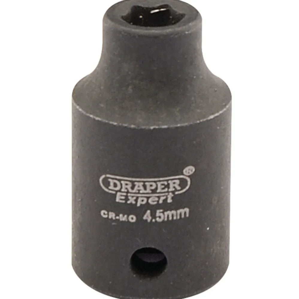 Draper HI-TORQ® 6 Point Impact Socket, 1/4" Sq. Dr., 4.5mm