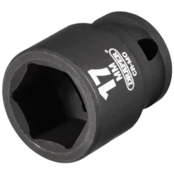 Draper HI-TORQ® 6 Point Impact Socket, 3/8" Sq. Dr., 17mm
