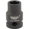 Draper HI-TORQ® 6 Point Impact Socket, 3/8" Sq. Dr., 10mm