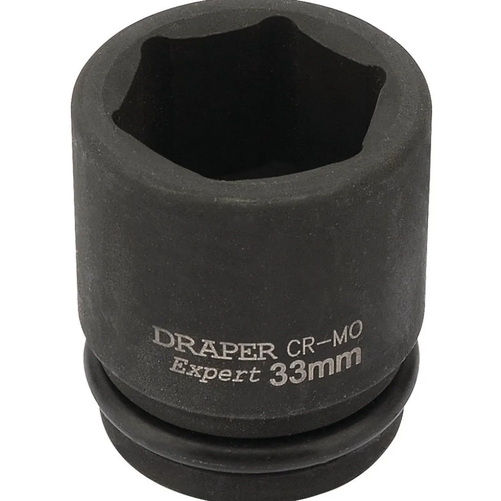 Draper HI-TORQ® 6 Point Impact Socket, 3/4" Sq. Dr., 33mm