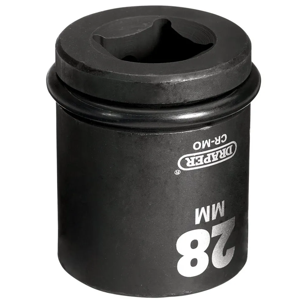 Draper HI-TORQ® 6 Point Impact Socket, 3/4" Sq. Dr., 28mm