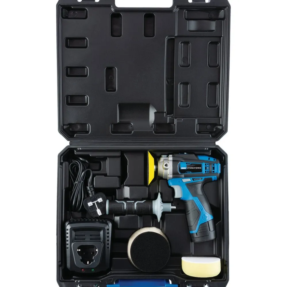Draper Storm Force® 10.8V Power Interchange Mini Polisher Kit