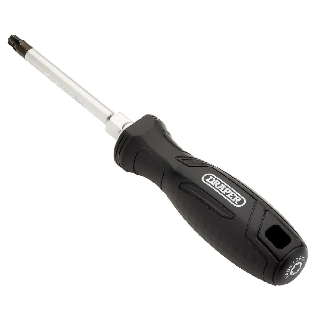 Draper TX-STAR® Hard Grip Screwdriver, T40 x 100mm