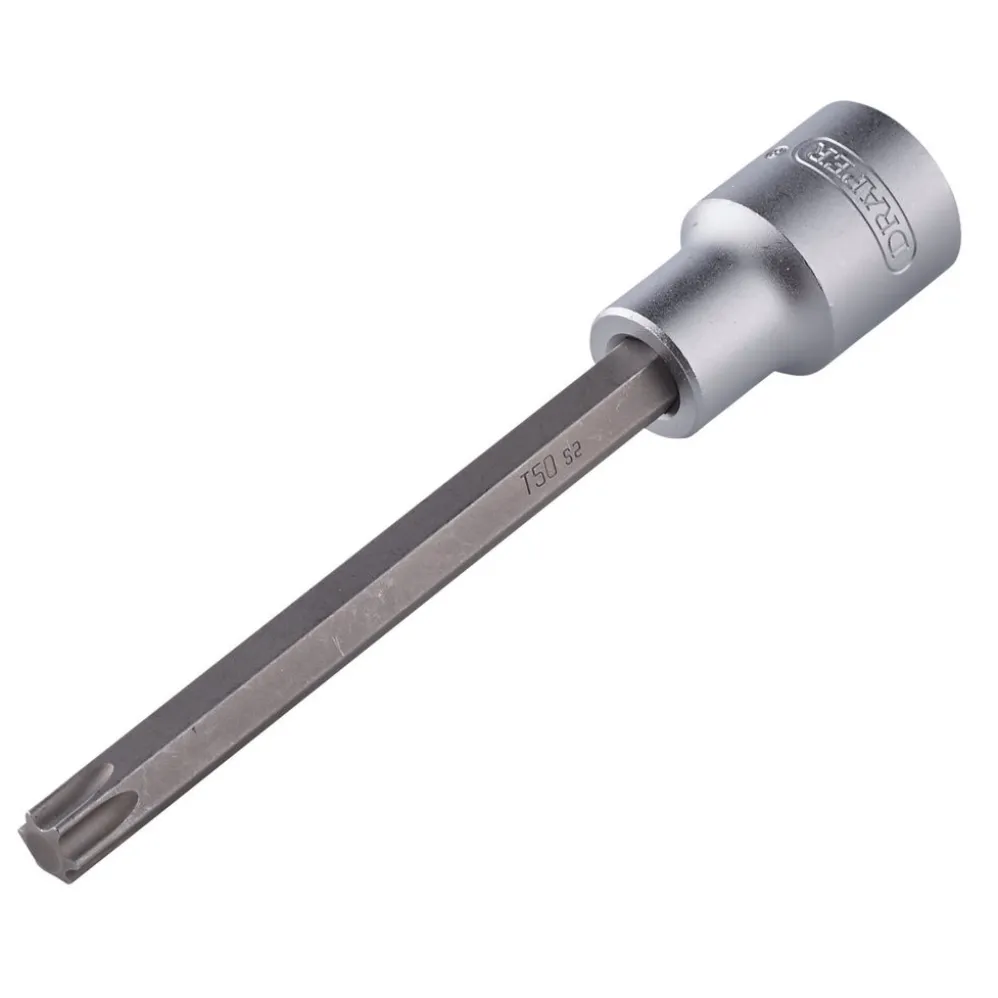 Draper TX-STAR® Socket Bit, 1/2" Sq. Dr., T50 x 125mm