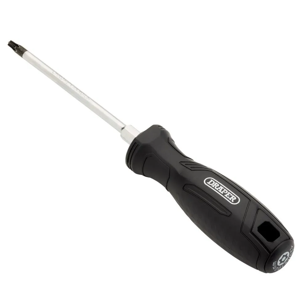 Draper TX-STAR® Tamperproof Hard Grip Screwdriver, T20H x 100mm