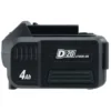 D20 20V Brushless Mid-Torque Impact Wrench, 1/2" Sq. Dr., 400Nm, 2 x 4.0Ah Batteries, 1 x Charger