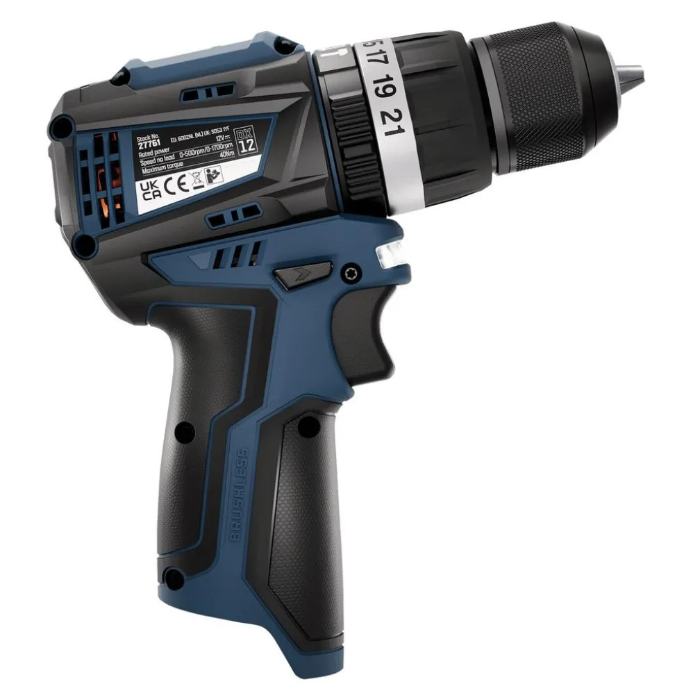 DXPULSE 12V Brushless Combi Drill (Sold Bare)