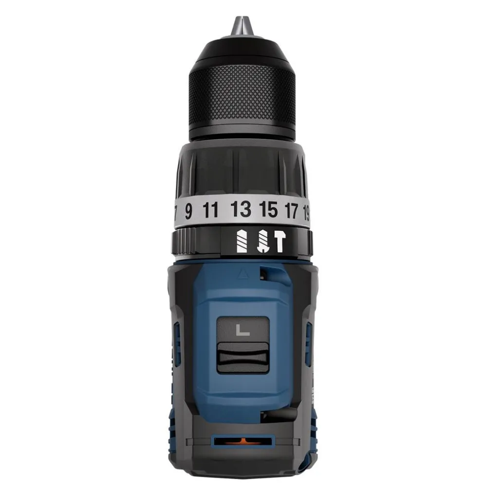 DXPULSE 12V Brushless Combi Drill & Impact Driver Kit, 1/4" Sq. Dr., 2 x 2.0Ah Batteries, 1 x Charger