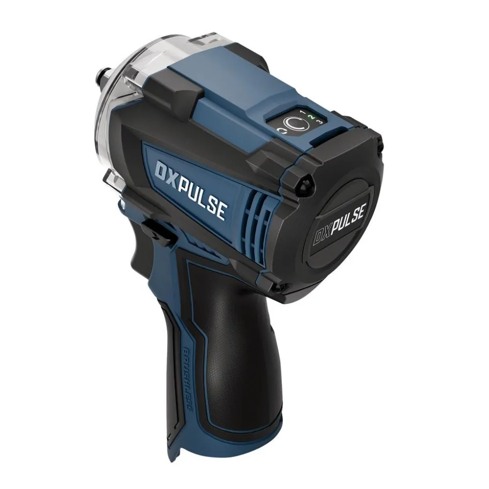 DXPULSE 12V Brushless Impact Wrench, 3/8" Sq. Dr., 250Nm (Sold Bare)