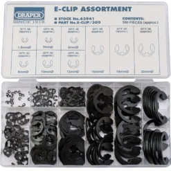 E-Clip Assortment (300 Piece)