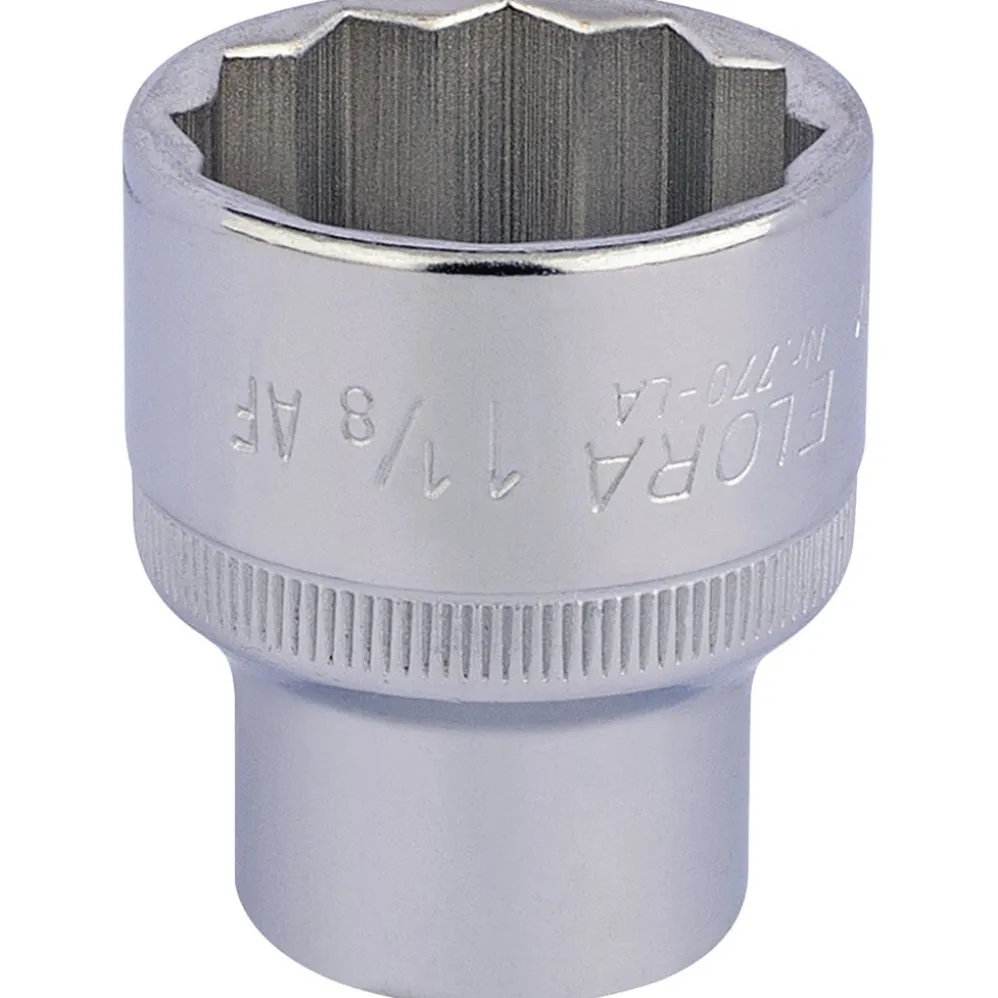 Elora Bi-Hexagon Socket, 1/2" Sq. Dr., 1 1/8"
