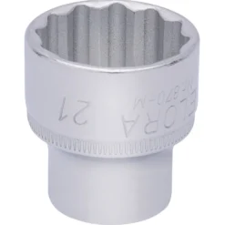 Elora Bi-Hexagon Socket, 3/8" Sq. Dr., 21mm