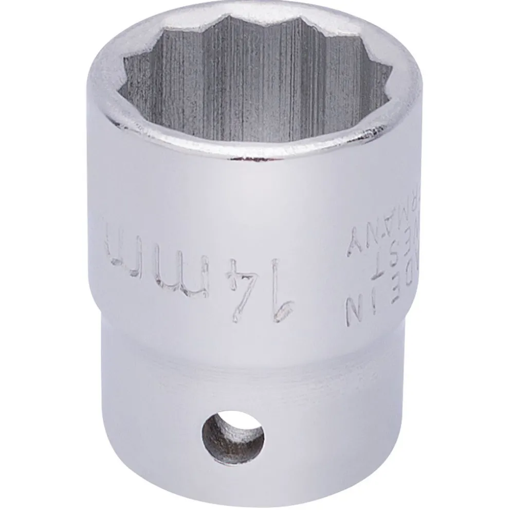 Elora Bi-Hexagon Socket, 3/8" Sq. Dr., 14mm