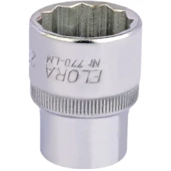 Elora Bi-Hexagon Socket, 1/2" Sq. Dr., 23mm