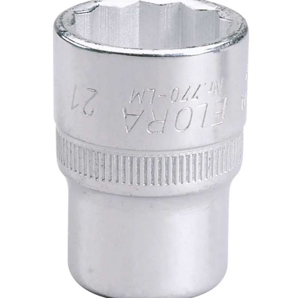 Elora Bi-Hexagon Socket, 1/2" Sq. Dr., 21mm