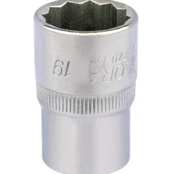 Elora Bi-Hexagon Socket, 1/2" Sq. Dr., 19mm