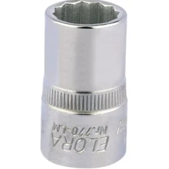 Elora Bi-Hexagon Socket, 1/2" Sq. Dr., 15mm