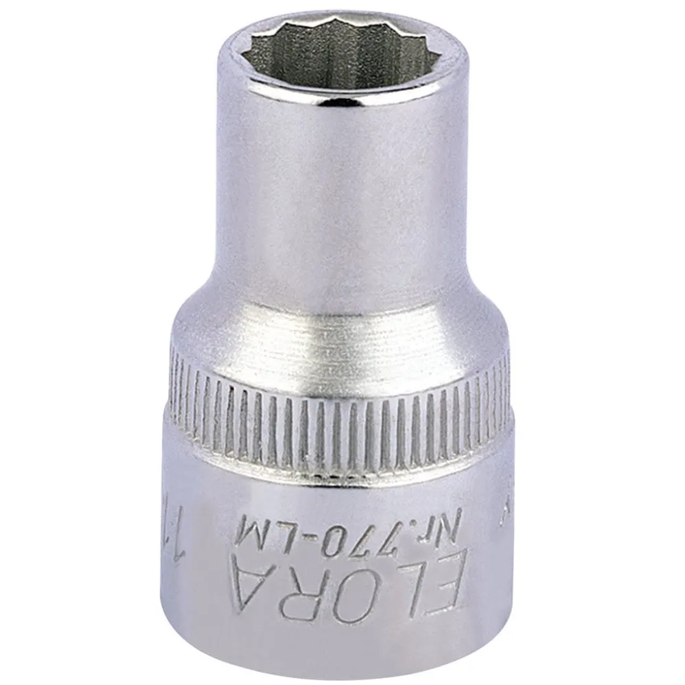 Elora Bi-Hexagon Socket, 1/2" Sq. Dr., 11mm