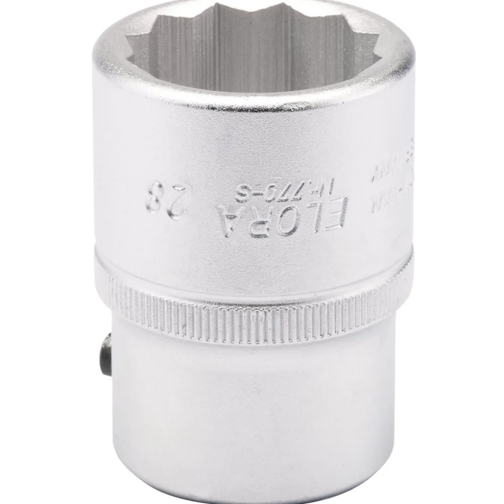 Elora Bi-Hexagon Socket, 3/4" Sq. Dr., 28mm