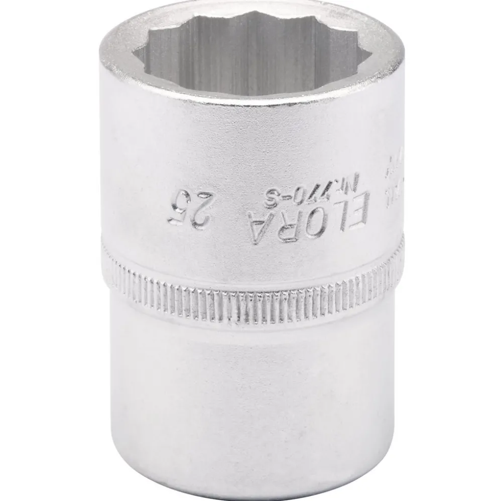 Elora Bi-Hexagon Socket, 3/4" Sq. Dr., 25mm