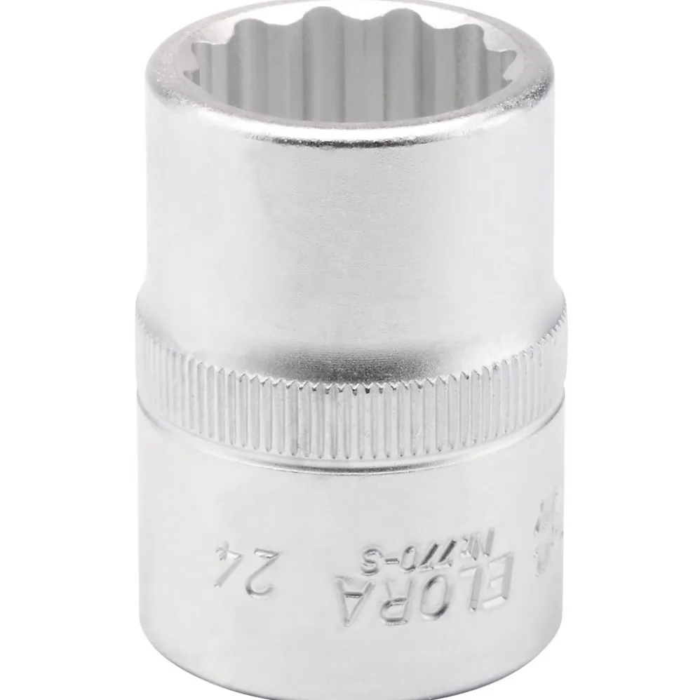 Elora Bi-Hexagon Socket, 3/4" Sq. Dr., 24mm