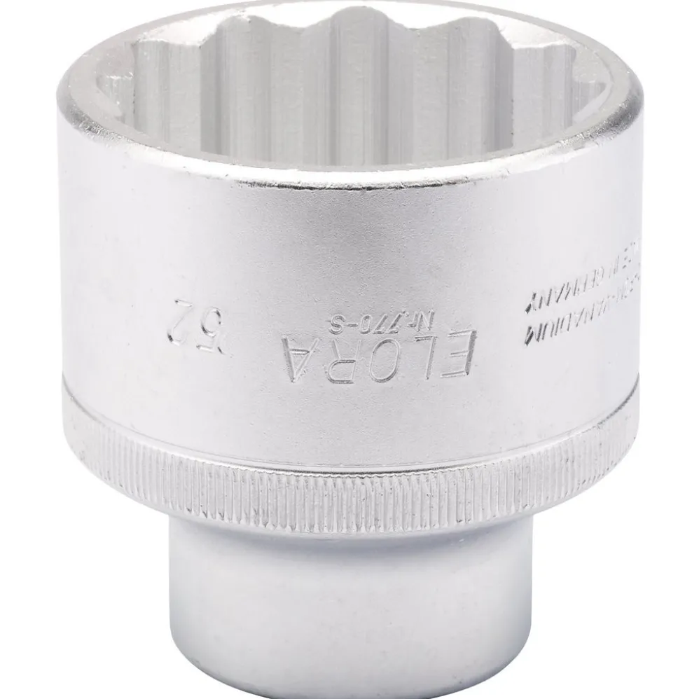 Elora Bi-Hexagon Socket, 3/4" Sq. Dr., 52mm