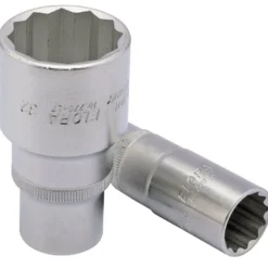 Elora Deep Bi-Hexagon Socket, 1/2" Sq. Dr., 19mm