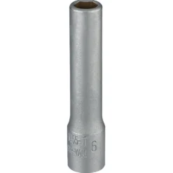 Elora Deep Socket, 1/4" Sq. Dr., 6mm